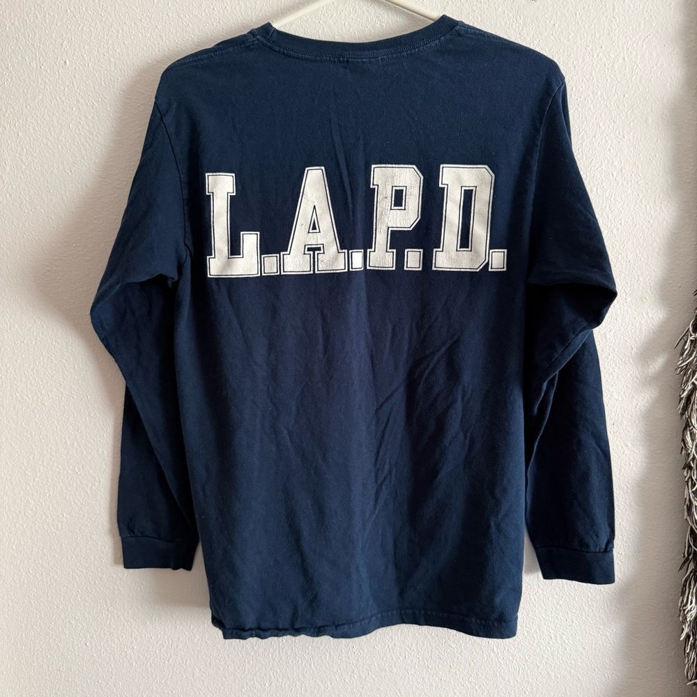▪️ Yazbek • LAPD Long Sleeve Graphic Tee • Size Medium